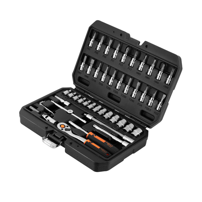 Socket Set 1/4" 46pc Set