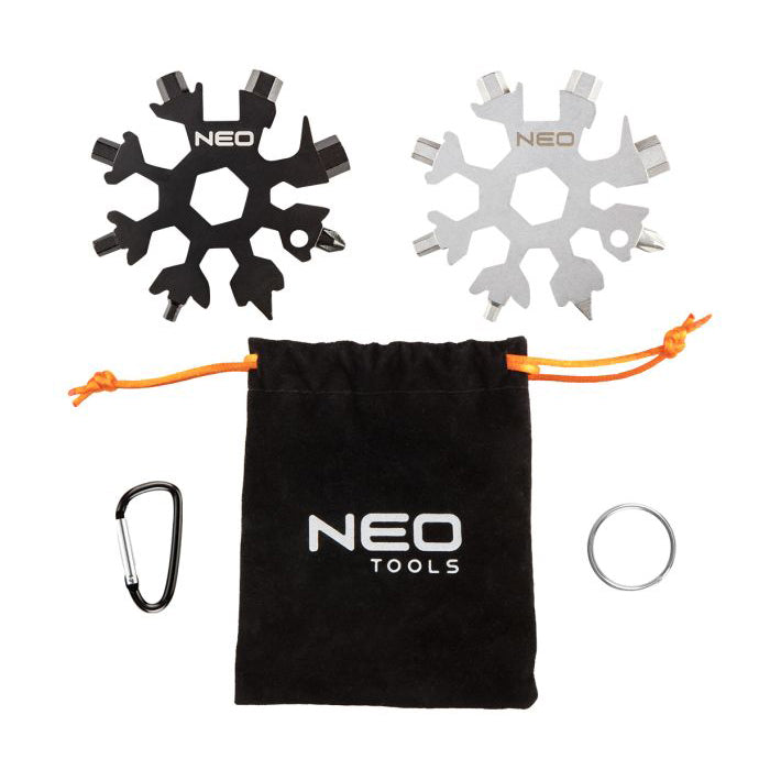 19 In 1 Snowflake Multi-Tool 2pcs