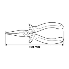 Long nose pliers 160mm