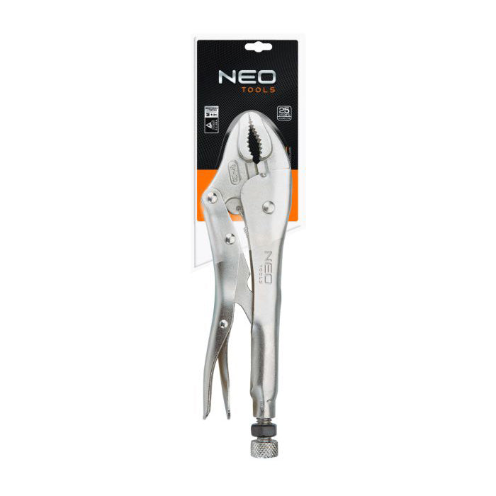 Locking Pliers 250mm with curved jaws