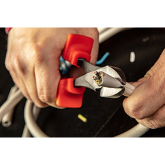 Big head diagonal plier VDE 180mm (7") crv polished