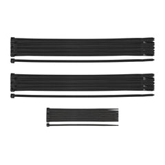 Extreme Black Zip Ties Set  75pcs