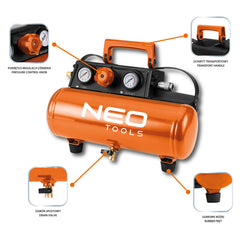 Energy+ 18v 8 bar 3.8l Compressor (Body Only)