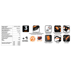 Lawnmower 36v (2x18v) 380mm 45L No Battery