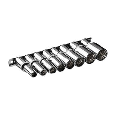 8pcs 1/2" Deep Spherical Spline Socket Set