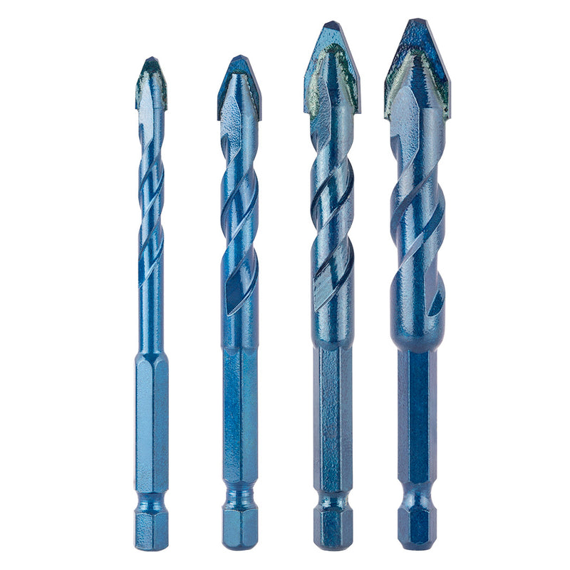 Hex Universal Drill Bit Set 6 8 10 12mm