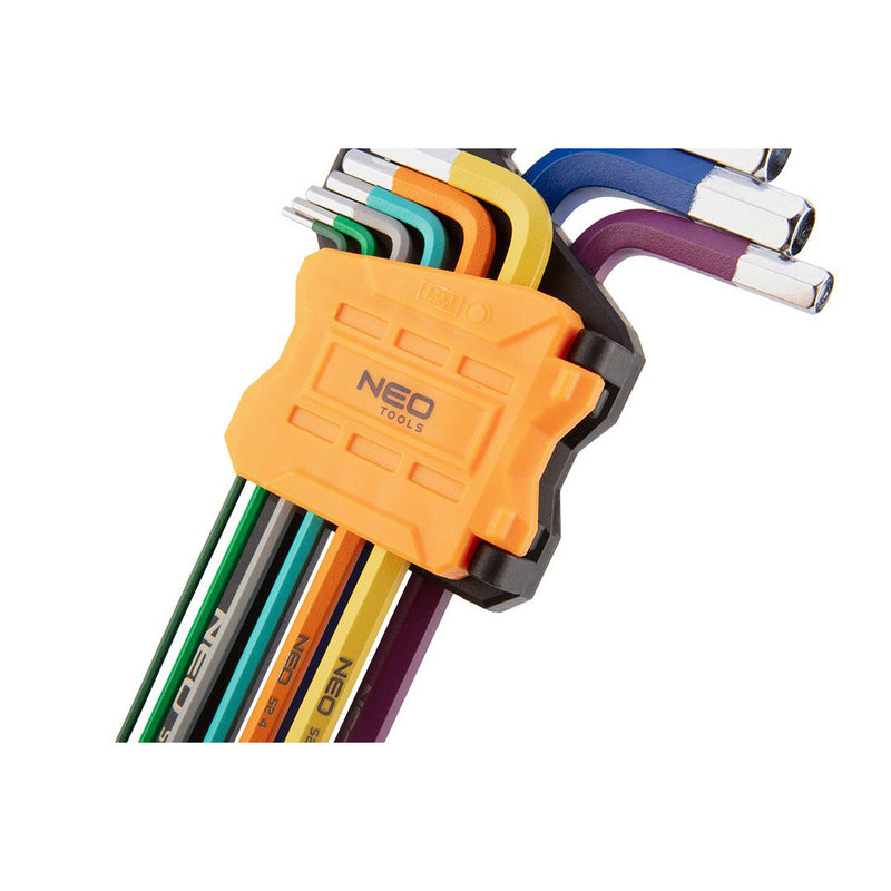 9pc Extra Long Hex Key Set