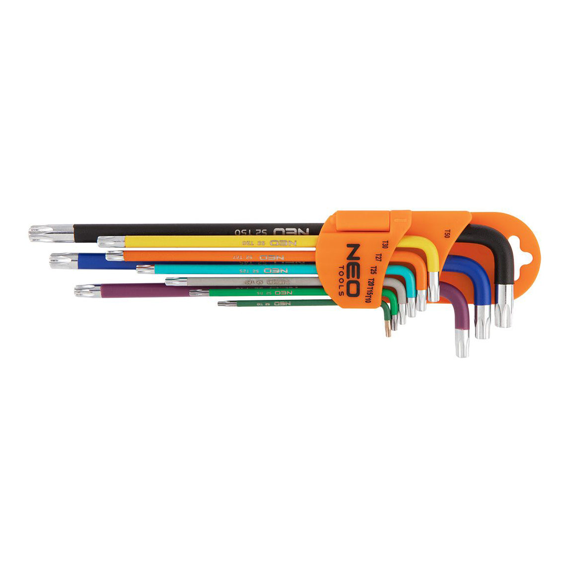 Torx keys T10-T50 9 pcs set with hole
