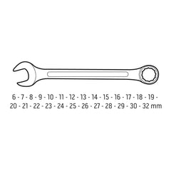 26pc Combination Spanners Set 6-32mm