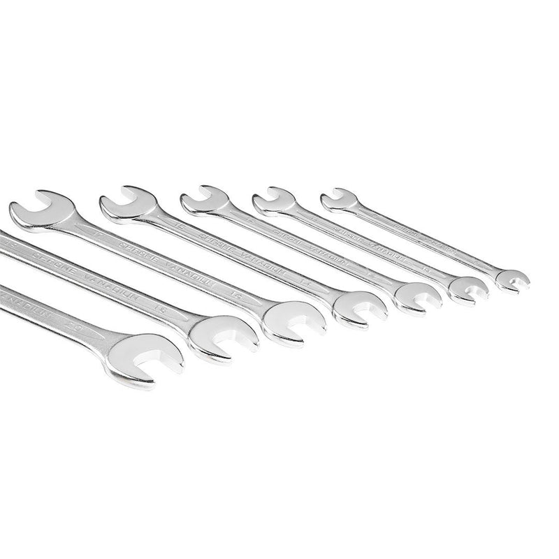 8pc Double Open Wrench Set 8pcs  6-22mm (CrV DIN 3110)