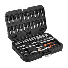 Socket Set 1/4" 46pc Set