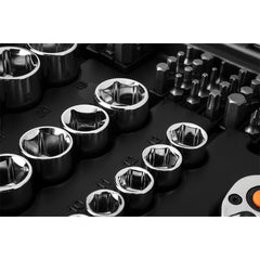 Socket Set 73 pc Set 1/2" and 1/4" Crv