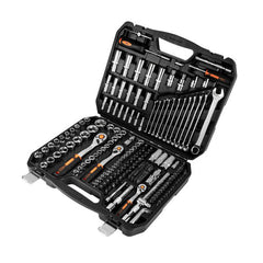 Socket Set 219pc Set 1/2" 3/8" 1/4"