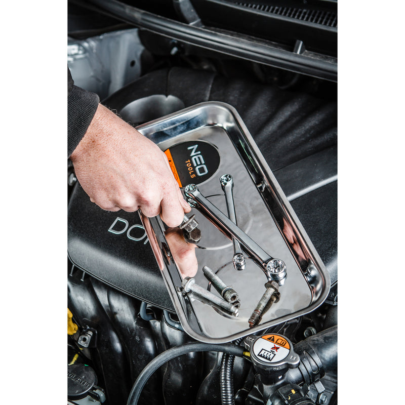 Magnetic Tray 245x145mm Stainles Steel