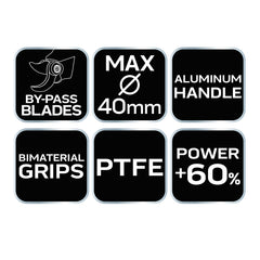 Bypass Lopper 765mm range up to 40mm gear