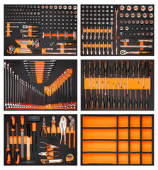 Tool cabinet 7-drawer PRO with accessories 330 tools