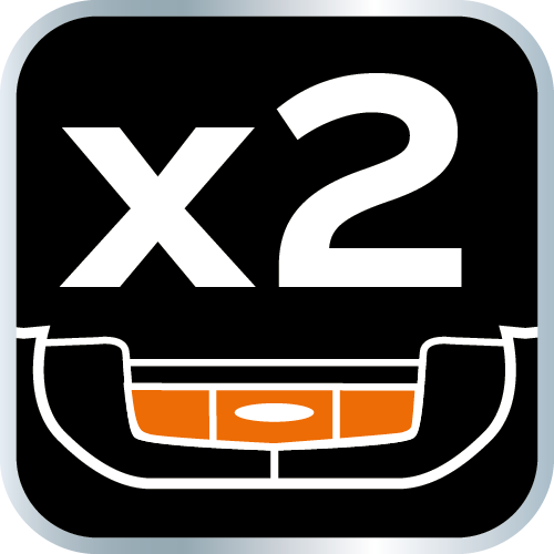 Spirit Level 2 Vials 1 Milled Surface - 120cm