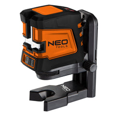 Cross line laser 20 m, green, with pouch and magnetic holder