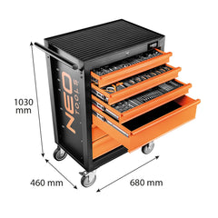 Workshop Cabinet - 6 Drawers + 149 Tools
