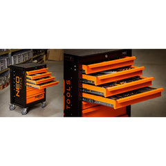 Workshop cabinet 7 drawers + 176 tools