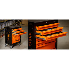 Workshop cabinet 7 drawers + 129 tools