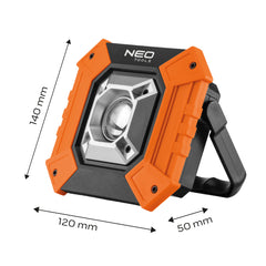 Battery-Powered Floodlight COB 750 Lm